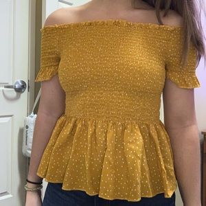 off shoulder top